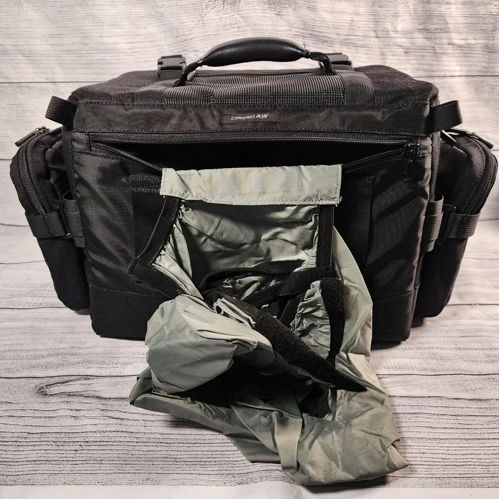 Lowepro Compact AW Camera Bag Black Shoulder Gadget Bag with All Weather Cover